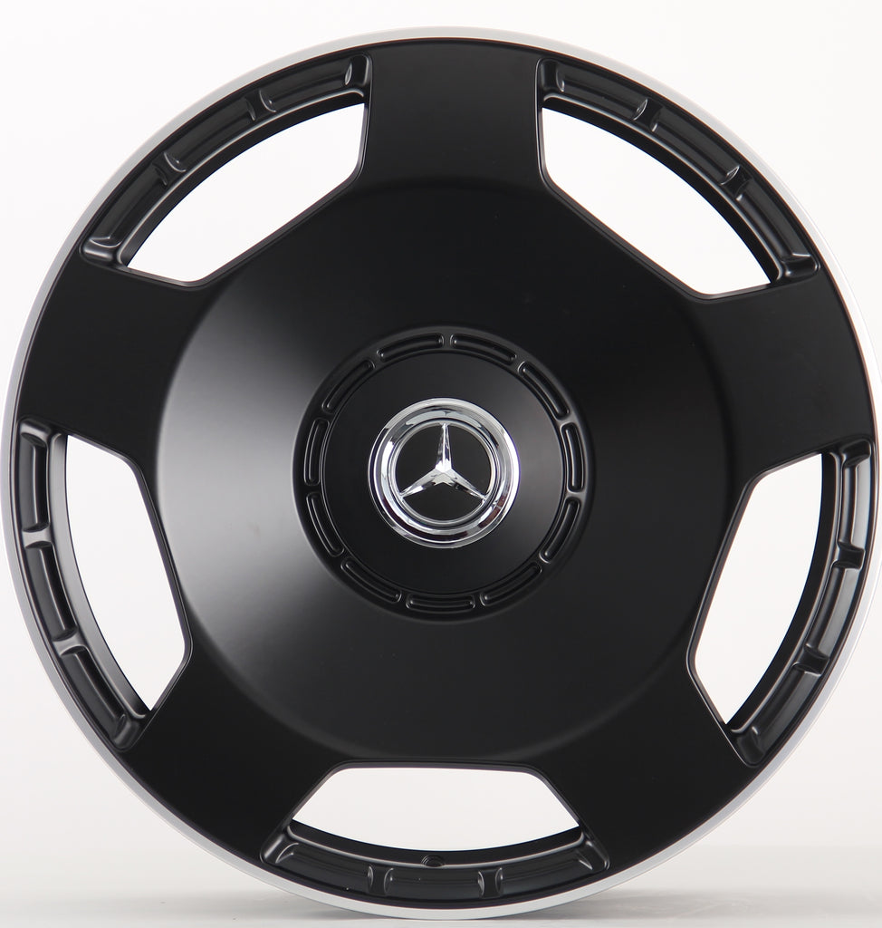 22 Inch Mercedes G Wagon G550 Rims G Class G65 G63 G55 G500 Style Wheels Satin Black