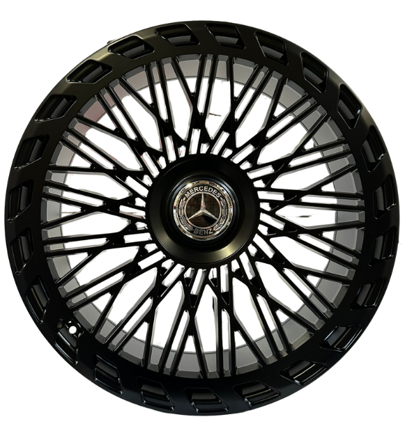 24 Inch Monoblock Rims fit Mercedes G Wagon G550 G65 G63 G55 G500 G400 Style Wheels (Copy)