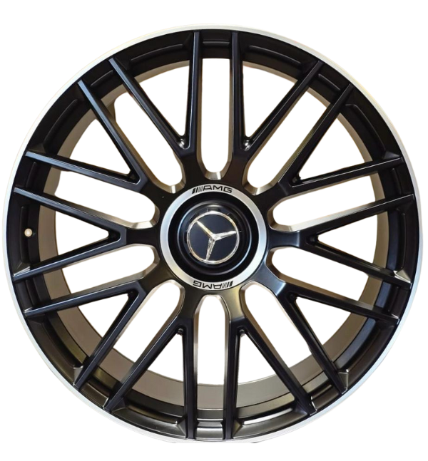 20 Inch Staggered Rims Fit Mercedes S Class S600 S580 S560 S550 S500 S450 Satin Black Wheels