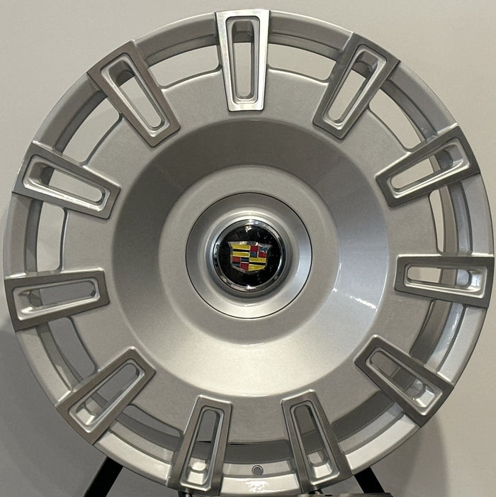 26" INCH CADILLAC ESCALADE RIMS SILVER MACHINED WHEELS SIERRA TAHOE YUKON WHEELS