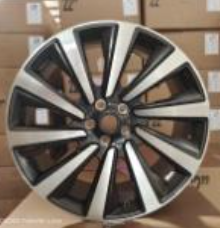 24" Inch Range Rover Rims Full Size SV SE HSE Sport Wheels Black Machined Face Custom Wheels