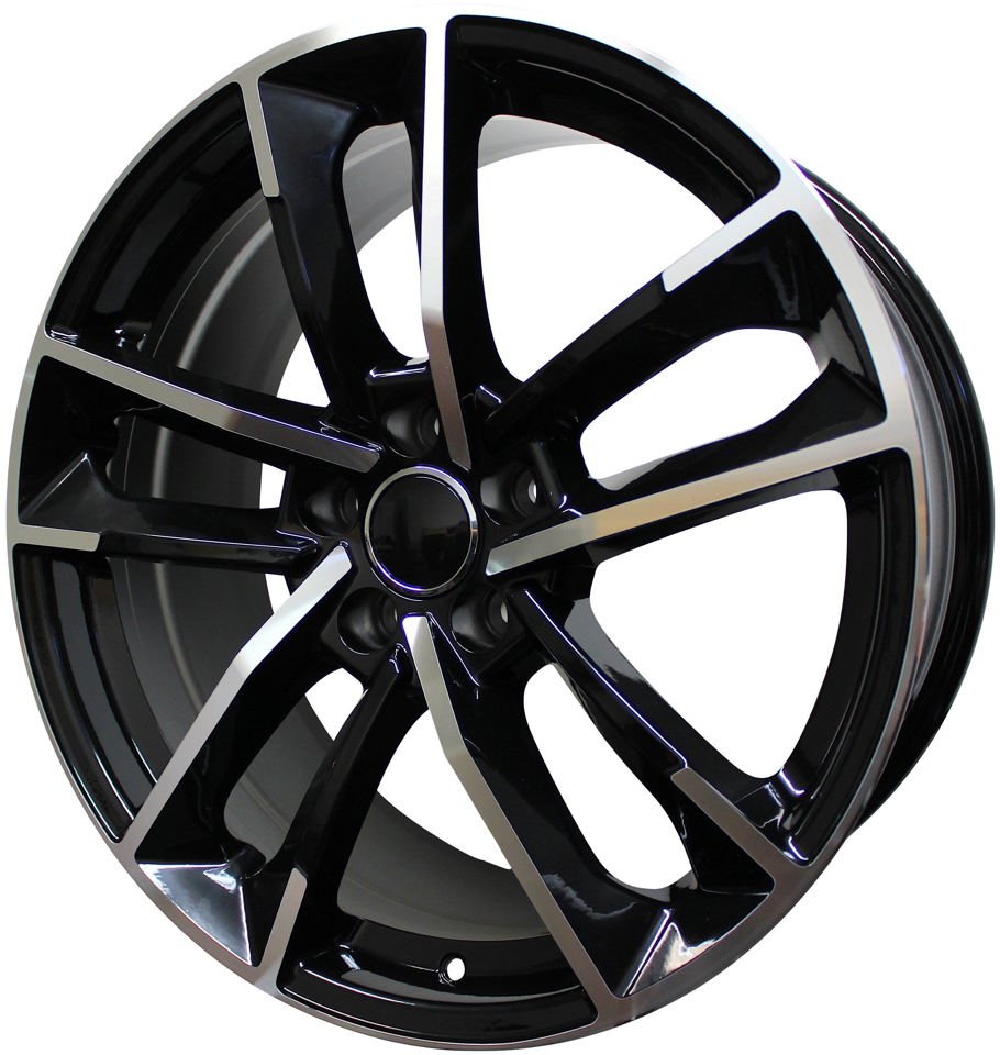 19 Inch Wheels Audi S Line Q2 Q3 Q5 S4 S5 S6 A4 A5 A6 A7 Black Machined Rims S5 Style