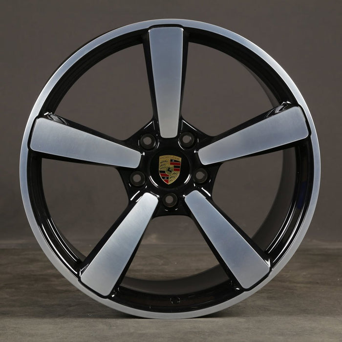 20" Front / 21" Rear Rims Porsche 911 Carrera GT GTS Turbo S Base Forged Machined Face Wheels