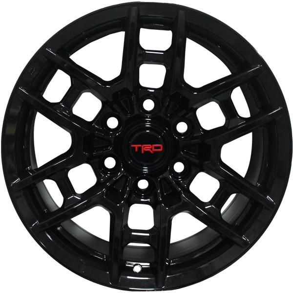 17 Inch Toyota TRD PRO Style Gloss Black Rims Fits 4Runner FJ Cruiser ...