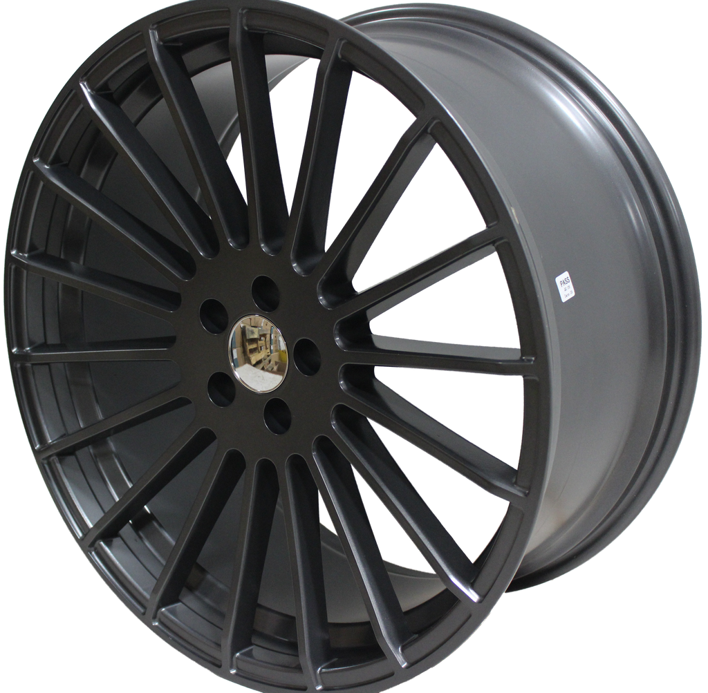 22 Inch Rims Fit Mercedes S600 S500 S550 S63 S400 S450 S350 Rims CL S Class Satin Grey Wheels